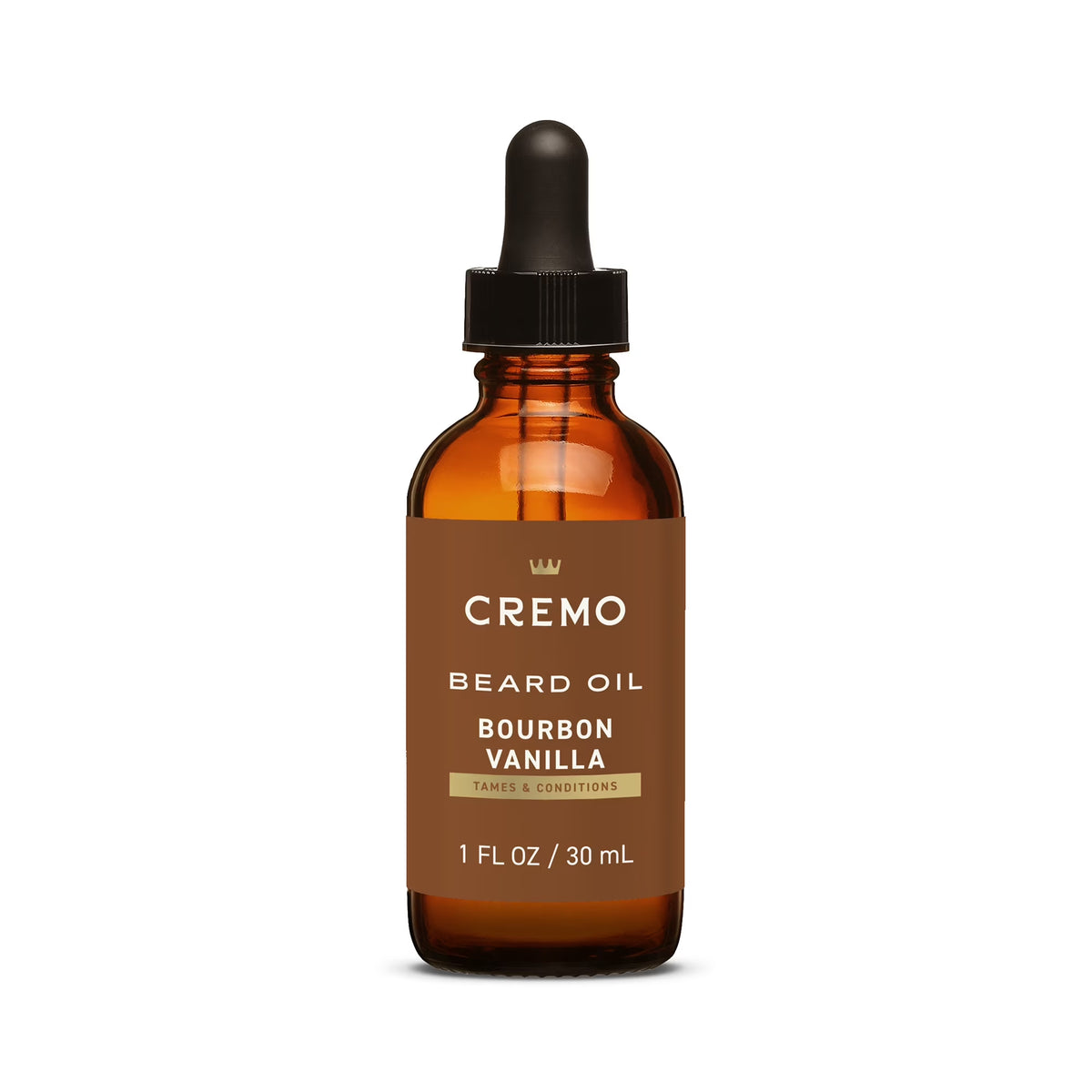 Beard Oil, Bourbon Vanilla Scent, 1 Fl Oz, Moisturizes & Softens Beards
